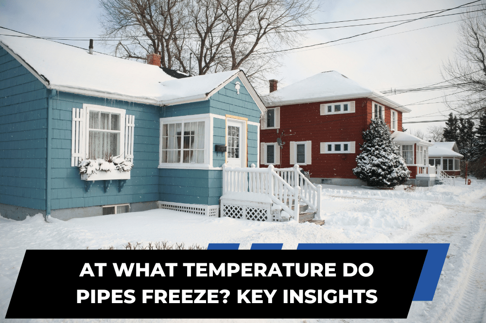 Picture of Canadian homes covered in snow during winter