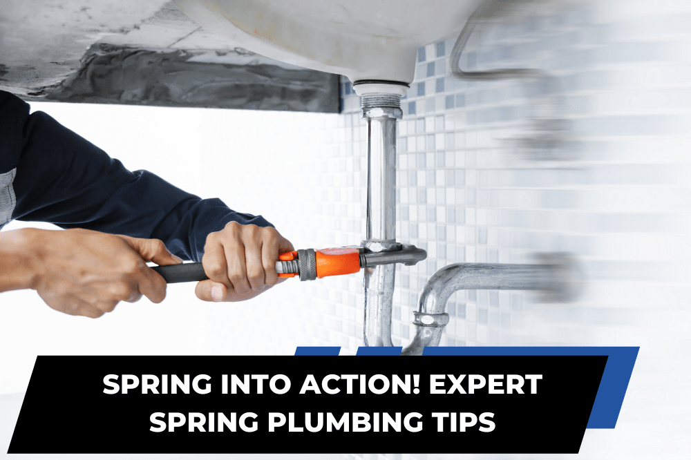 Illustration of plumbing tools and fixtures